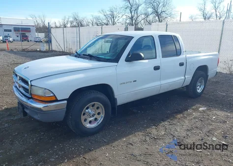 2001 Dodge Dakota Slt/Sport from USA, damaged, VIN 1B7GL2AN11S140396